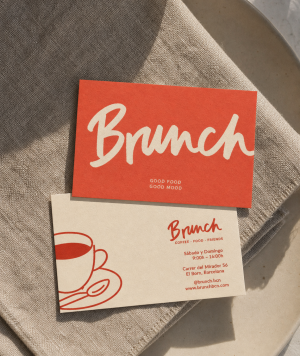 Dise&ntilde;o de tarjetas para restaurantes en barcelona