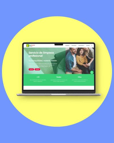 Diseño de páginas web en Barcelona, Badalona y Santa Coloma de Gramenet - Agencia de diseño digital - diseño para GM Servicio de Limpieza